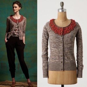 Anthropologie Moth Jeweler Cardigan
